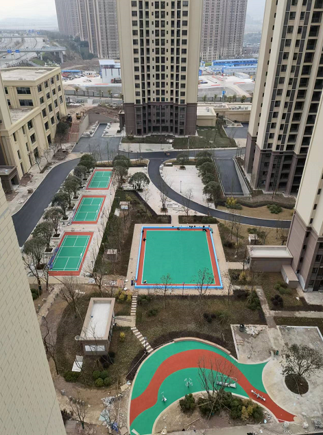 重慶龍興天堡寨安置房B區塑膠球場